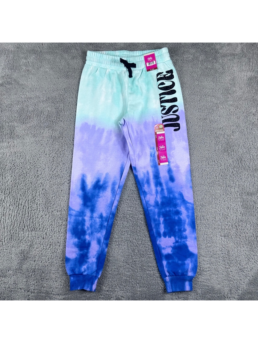 Justice Girls' Tie-Dye Jogger Pants Size M (10)